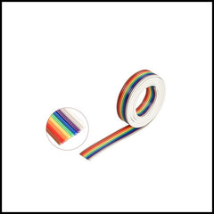 Rpi Shop - 10 Core Rainbow Color Flat Ribbon Wire
