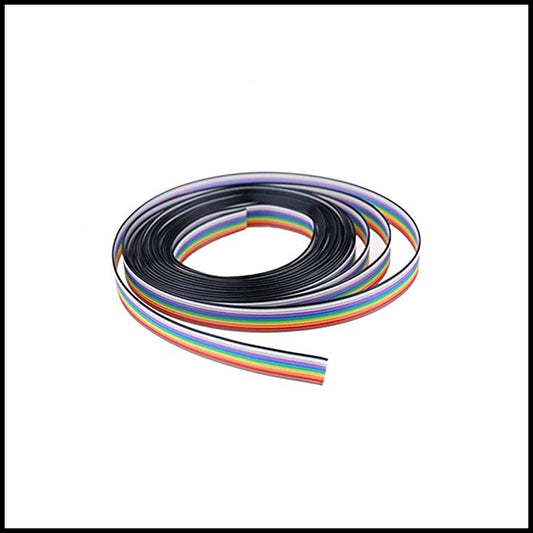 Rpi Shop - 10 Core Rainbow Color Flat Ribbon Wire
