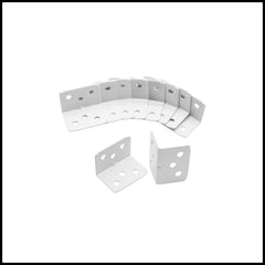 Rpi shop - Heavy Duty Corner L Angle Bracket, Powder Coated 90 Degree Joint L Shape Bracket