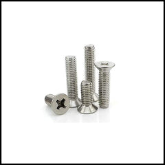 Rpi shop - M3 Phillips Drive Countersunk (CSK) Head Screws, Fully Thread, Nickel Finish, Machine Thread