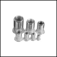 Rpi shop - Rivet Nut, Flat Head, Threaded Insert Nut