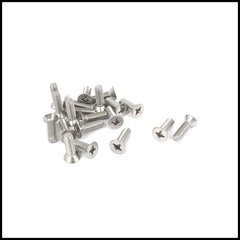 Rpi shop - SS 304 Phillips Drive Countersunk (CSK) Head Screws, Micro Screws, Stainless Steel, Fully Thread, Machine Thread