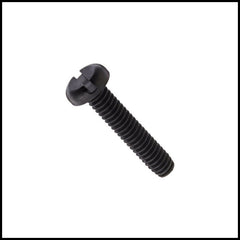 Rpi shop - M4 Slotted Drive Pan Head Screws, Slotted Drive, Fully Thread, Black Oxide Finish, Machine Thread