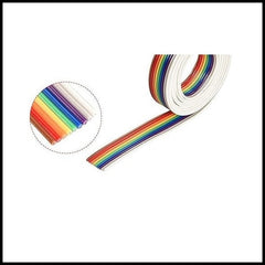 Rpi Shop - 10 Core Rainbow Color Flat Ribbon Wire