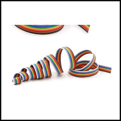 Rpi Shop - 10 Core Rainbow Color Flat Ribbon Wire