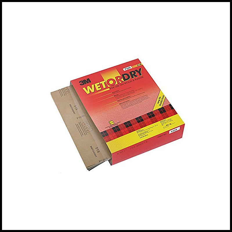 Rpi shop - 3M Sandpaper, For Dry or Wet Sanding