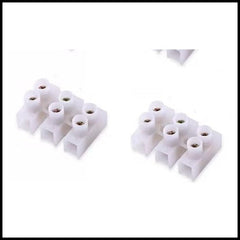 Rpi Shop - Terminal Barrier Block, Dual Row Type H Wire Connector, Insulated Electrical Wire Terminal Connector