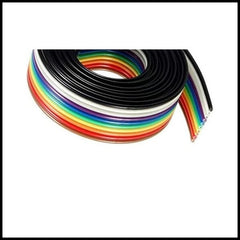 Rpi Shop - 10 Core Rainbow Color Flat Ribbon Wire