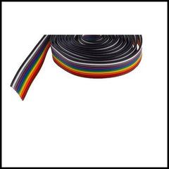 Rpi Shop - 10 Core Rainbow Color Flat Ribbon Wire