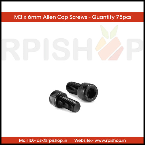 Rpi shop - M3 Socket Head cap Screw, Allen Cap Screw