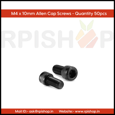 Rpi shop - M4 Socket Head cap Screw, Allen Cap Screw