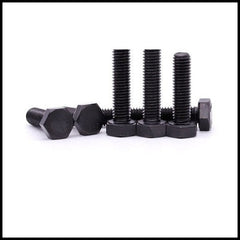 Rpi shop - M6 Hex Head Screws, Hex Head Bolt, Black Oxide-Coated, High Tensile, Machine Thread