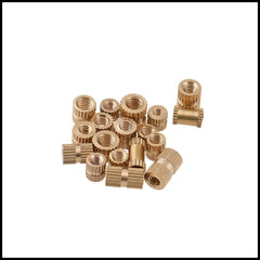 Rpi shop - Brass Knurled Nuts Threaded Heat Embedment Nut for Printing 3D Printer