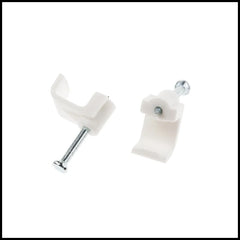 Rpi shop - Wire Fastener Circle Cable Clip With Metal Nail For Cable Management