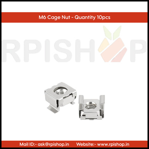 Rpi shop - Cage Nut, Mounting Cage Nut