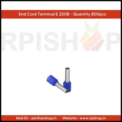 Rpi shop - Wire Ferrules Copper Crimp Connectors - End Cord Terminals (EHI)