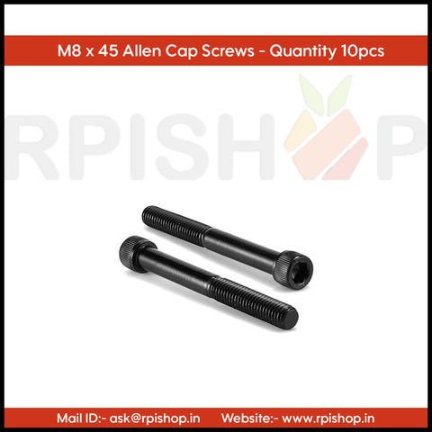 Rpi shop - M8 Socket Head cap Screw, Allen Cap Screw