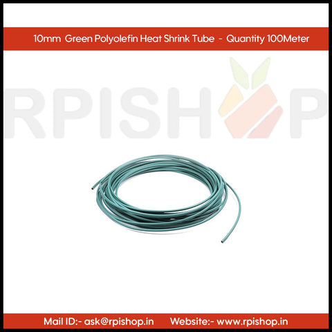 Rpi shop - 10mm Polyolefin Heat Shrink Tube, Insulated Wire Cable Sleeve