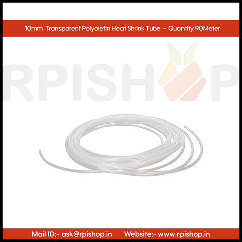 Rpi shop - 10mm Polyolefin Heat Shrink Tube, Insulated Wire Cable Sleeve