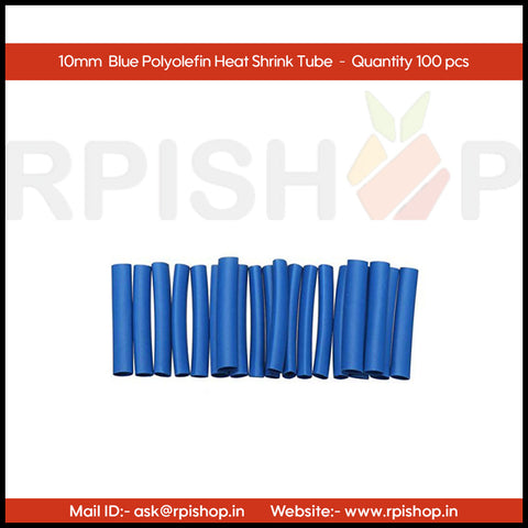 Rpi shop - 10mm Polyolefin Heat Shrink Tube, Insulated Wire Cable Sleeve 45mm(1.75'' Inch) Machine Cut Pieces