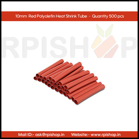 Rpi shop - 10mm Polyolefin Heat Shrink Tube, Insulated Wire Cable Sleeve 45mm(1.75'' Inch) Machine Cut Pieces