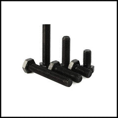 Rpi shop - M6 Hex Head Screws, Hex Head Bolt, Black Oxide-Coated, High Tensile, Machine Thread