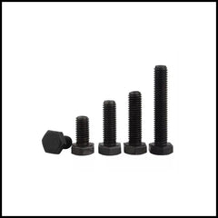 Rpi shop - M8 Hex Head Screws, Hex Head Bolt, Black Oxide-Coated, High Tensile, Machine Thread