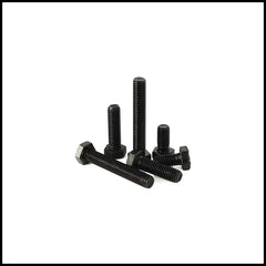 Rpi shop - M8 Hex Head Screws, Hex Head Bolt, Black Oxide-Coated, High Tensile, Machine Thread