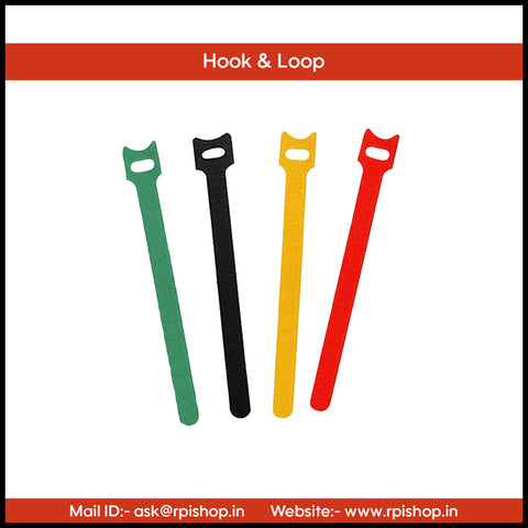 Rpi shop - Reusable Cable Ties Strap with Double Sided Hook & Loop Wire Organizer