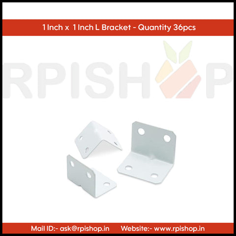 Rpi shop - Heavy Duty Corner L Angle Bracket, Powder Coated 90 Degree Joint L Shape Bracket