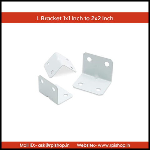 Rpi shop - Heavy Duty Corner L Angle Bracket, Powder Coated 90 Degree Joint L Shape Bracket