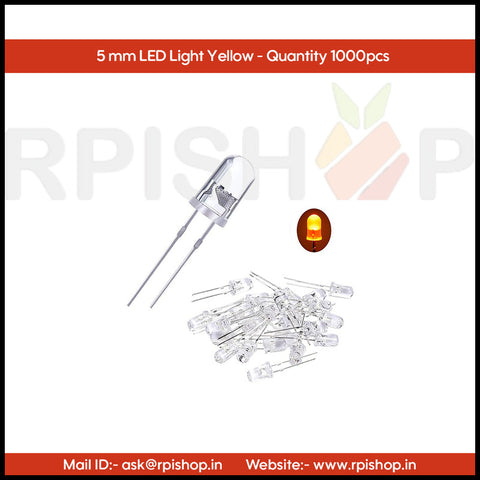 Rpi shop - 5mm LED (Light Emitting Diode) for DIY Project Works, Repairs, controller board Etc