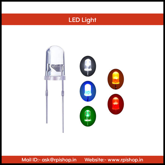 Rpi shop - 5mm LED (Light Emitting Diode) for DIY Project Works, Repairs, controller board Etc