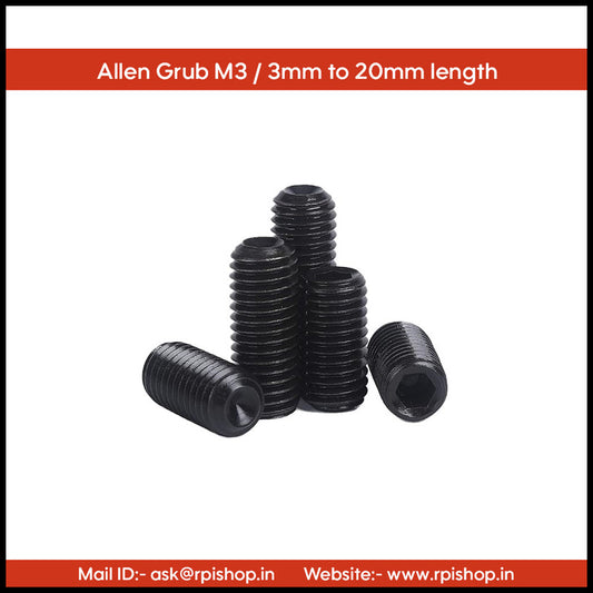 Rpi shop - M3 Allen Grub Screw,Hex Socket Set Screw