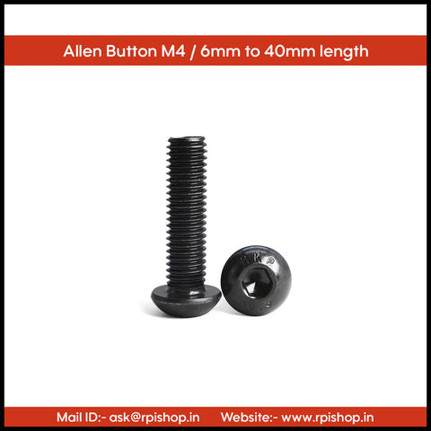 Rpi shop - M4 Button Head Socket Cap Screws