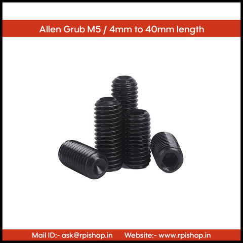 Rpi shop - M5 Allen Grub Screw,Hex Socket Set Screw