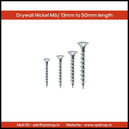 Rpi shop - 6 (3.5mm) Nickel Coated Drywall Gypsum Screw