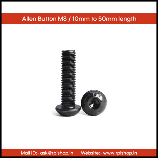 Rpi shop - M8 Button Head Socket Cap Screws