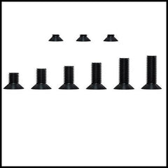 Rpi shop - Phillips Drive Countersunk (CSK) Head Screws, Micro Screws, Fully Thread, Black Oxide Finish, Machine Thread