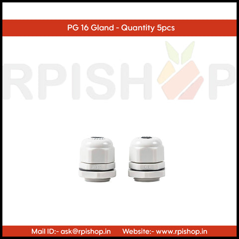 Rpi shop - PG Cable Gland, Plastic Nylon Adjustable Wire Gland