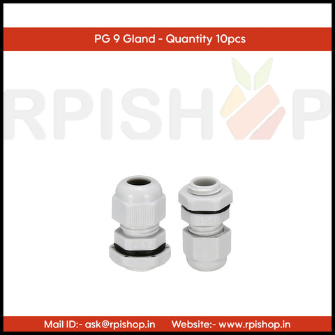 Rpi shop - PG Cable Gland, Plastic Nylon Adjustable Wire Gland