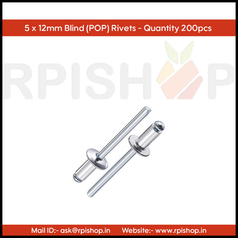 Rpi shop - Blind (POP) Rivets, for Riveting Gun/Riveter machine