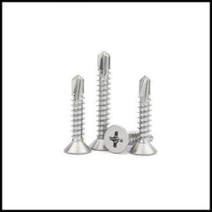 Rpi shop - 6 (3.5mm) Zinc Coated Self Drilling Screw, CSK Head