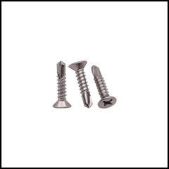 Rpi shop - 6 (3.5mm) Zinc Coated Self Drilling Screw, CSK Head
