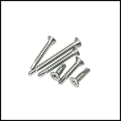 Rpi shop - 6 (3.5mm) Zinc Coated Self Drilling Screw, CSK Head