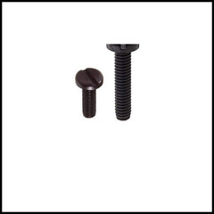 Rpi shop - M3 Slotted Drive Pan Head Screws, Slotted Drive, Fully Thread, Black Oxide Finish, Machine Thread