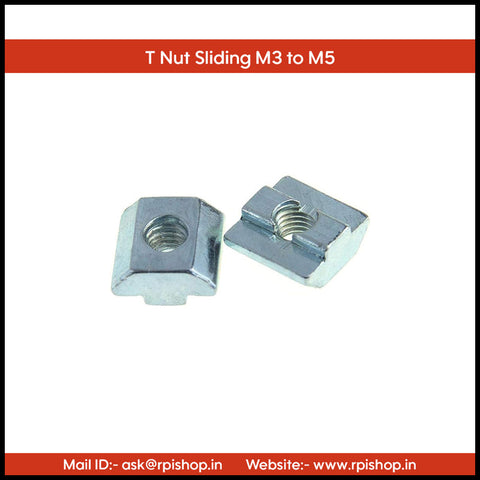 Rpi shop - T Nut Sliding, For 2020 Aluminium Slotted Profile