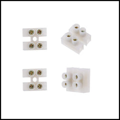 Rpi Shop - Terminal Barrier Block, Dual Row Type H Wire Connector, Insulated Electrical Wire Terminal Connector