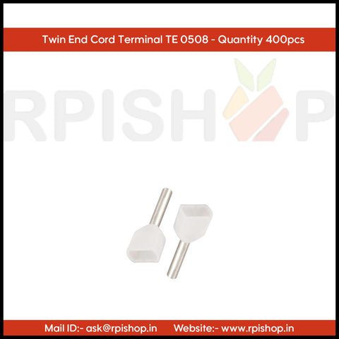 Rpi shop - Twin Wire Ferrules Copper Crimp Connectors - Twin End Cord Terminals (Twin EHI)