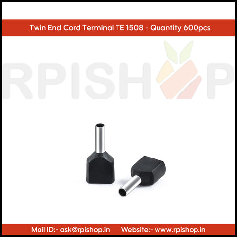 Rpi shop - Twin Wire Ferrules Copper Crimp Connectors - Twin End Cord Terminals (Twin EHI)